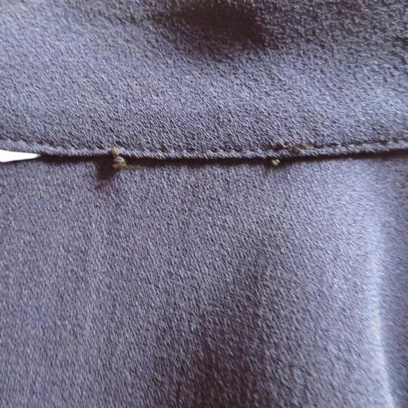 Eileen Fisher Navy Blue Tunic/Dress, Size Large, Boxy, Loose Fit - EUC - Picture 7 of 8